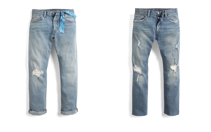 Chiara Ferragni arbeitet Mit Levis zusammen.