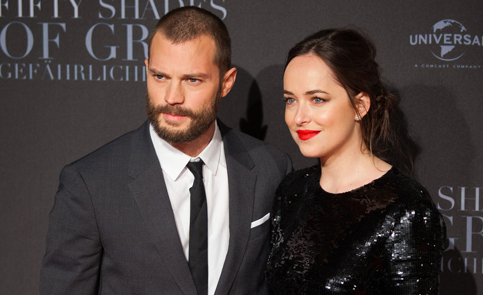 Jamie Dornan und Dakota Johnson bei der Europa-Premiere von 50 Shades Darker in Hamburg.