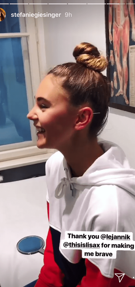 Ratet mal, was sich Stefanie Giesinger jetzt endlich getraut hat