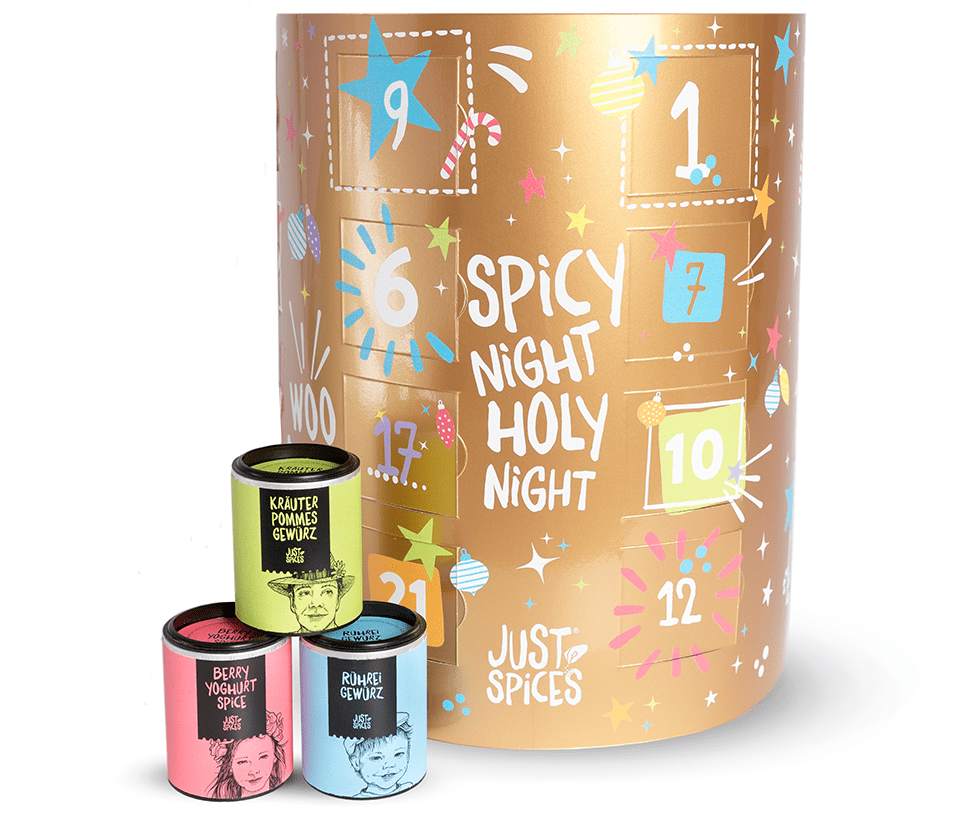 Just Spices Adventskalender: Gewürze zum Verfeinern für jeden Tag