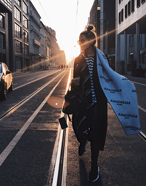 Statement Schal Marina the Moss balenciaga
