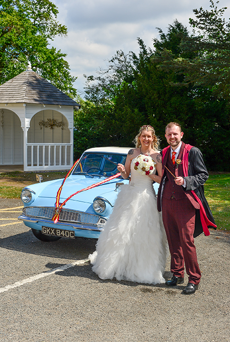 Dieses Paar hat sich einfach mal die magischste „Harry Potter“-Hochzeit ever gezaubert
