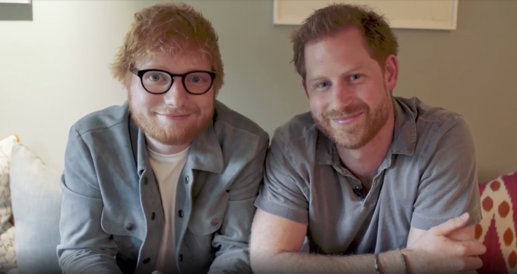 Prinz Harry und Ed Sheeran haben eine wichtige Botschaft zu verkünden
